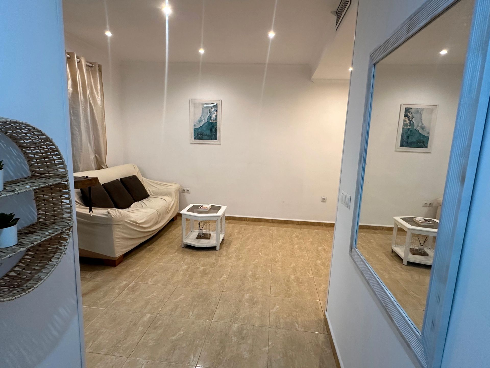Living room of Flat for sale in Mijas  with Furnished and Alarm