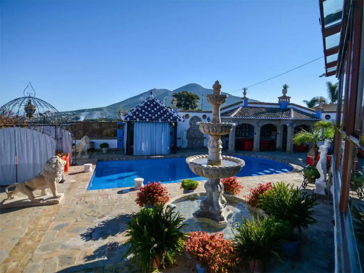 Schwimmbecken von Country house zum Verkauf in Alhaurín El Grande mit Klimaanlage, Schwimmbad und Balkon
