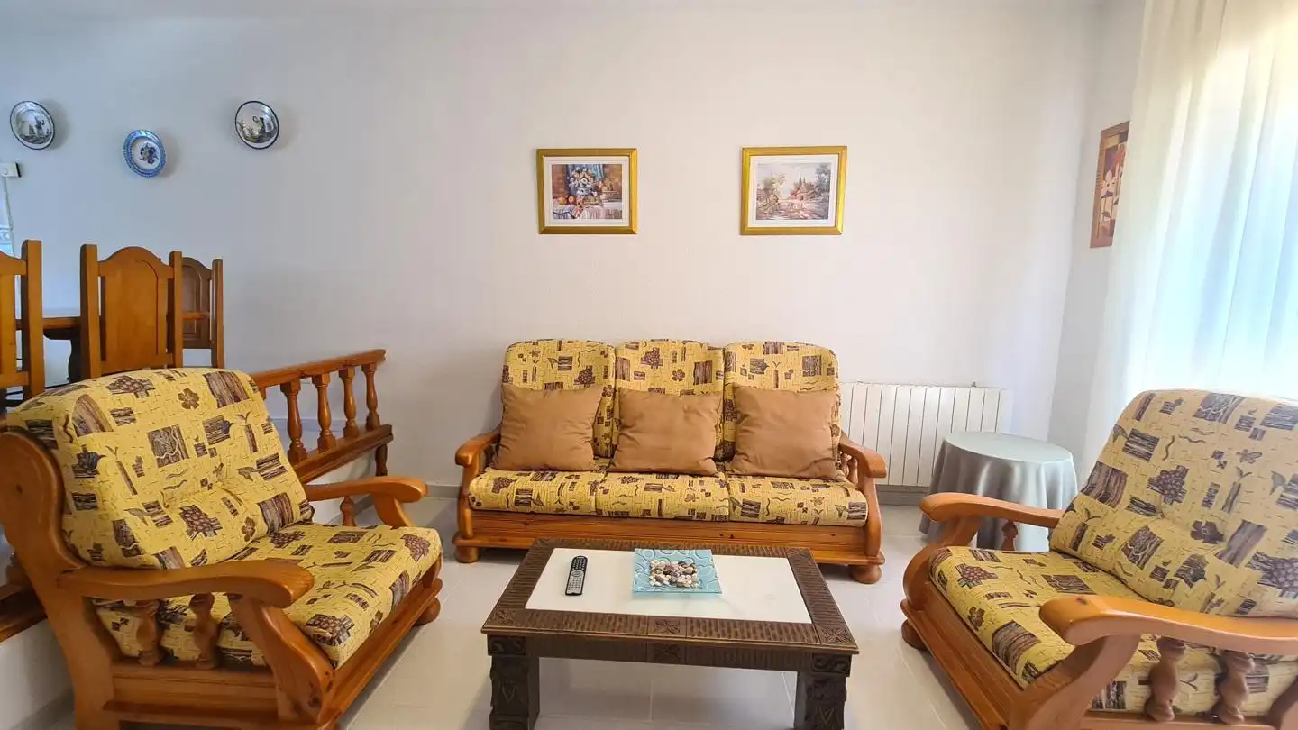 Living room of Houses for sale in La Adrada   with Private garden, Storage room and Balcony