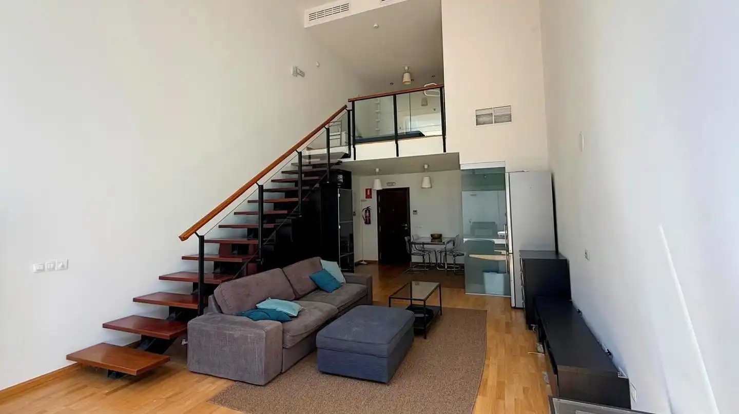 Sala de estar de Estudio en venta en San Sebastián de los Reyes con Aire acondicionado, Calefacción y Terraza