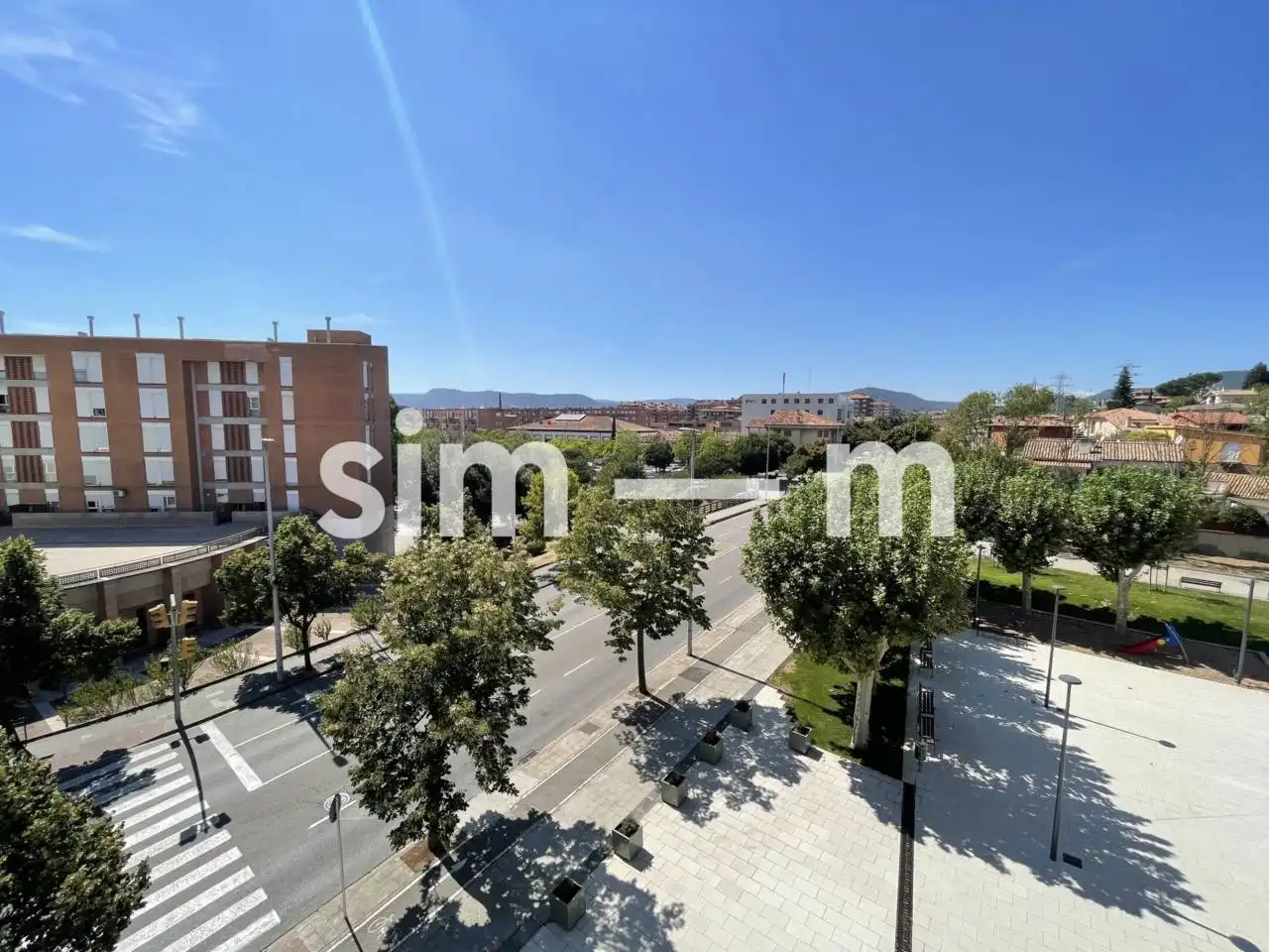 Vista exterior de Pis de lloguer en Vic amb Aire condicionat, Calefacció i Terrassa