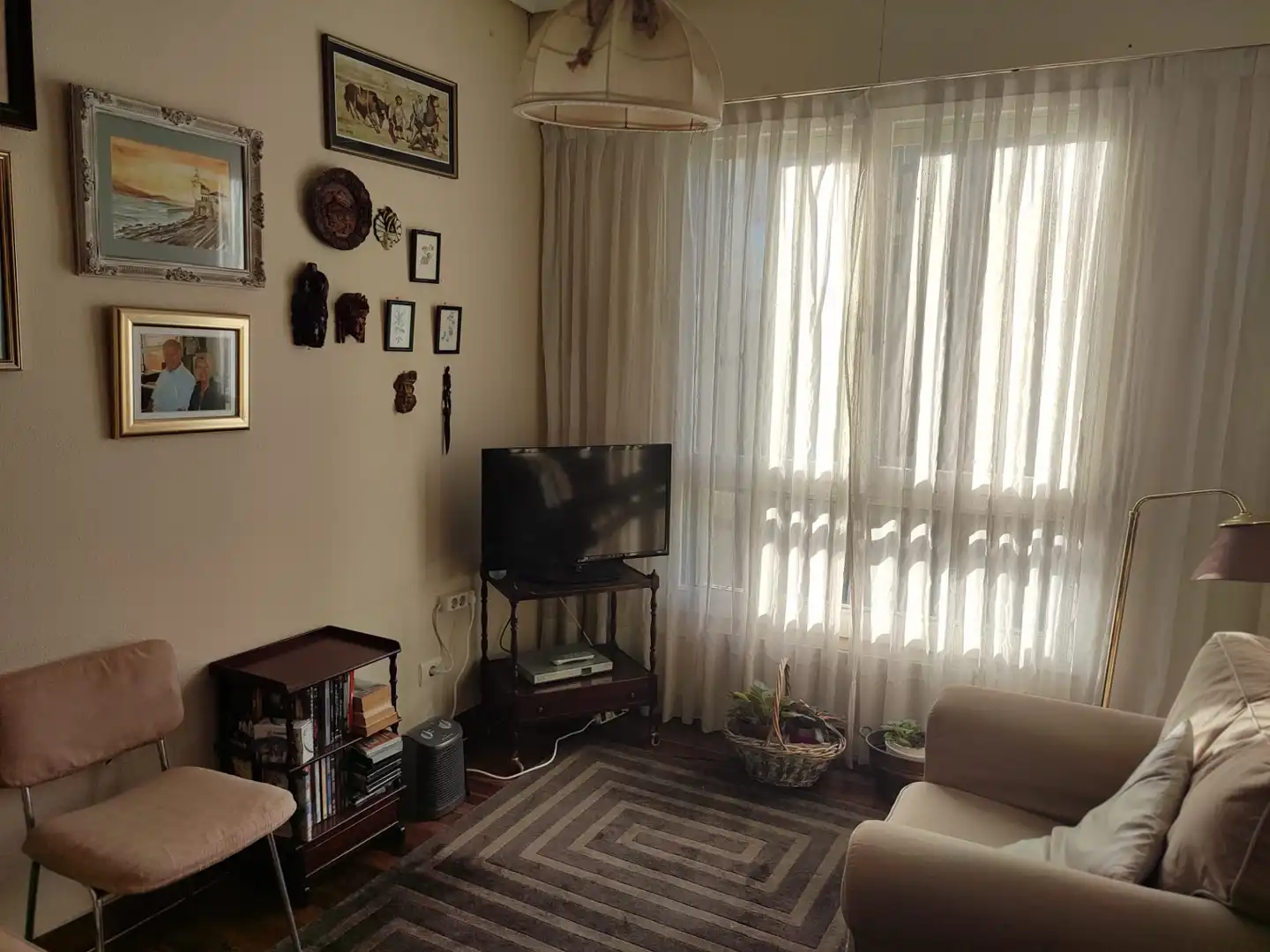 Sala d'estar de Pis en venda en Algorta