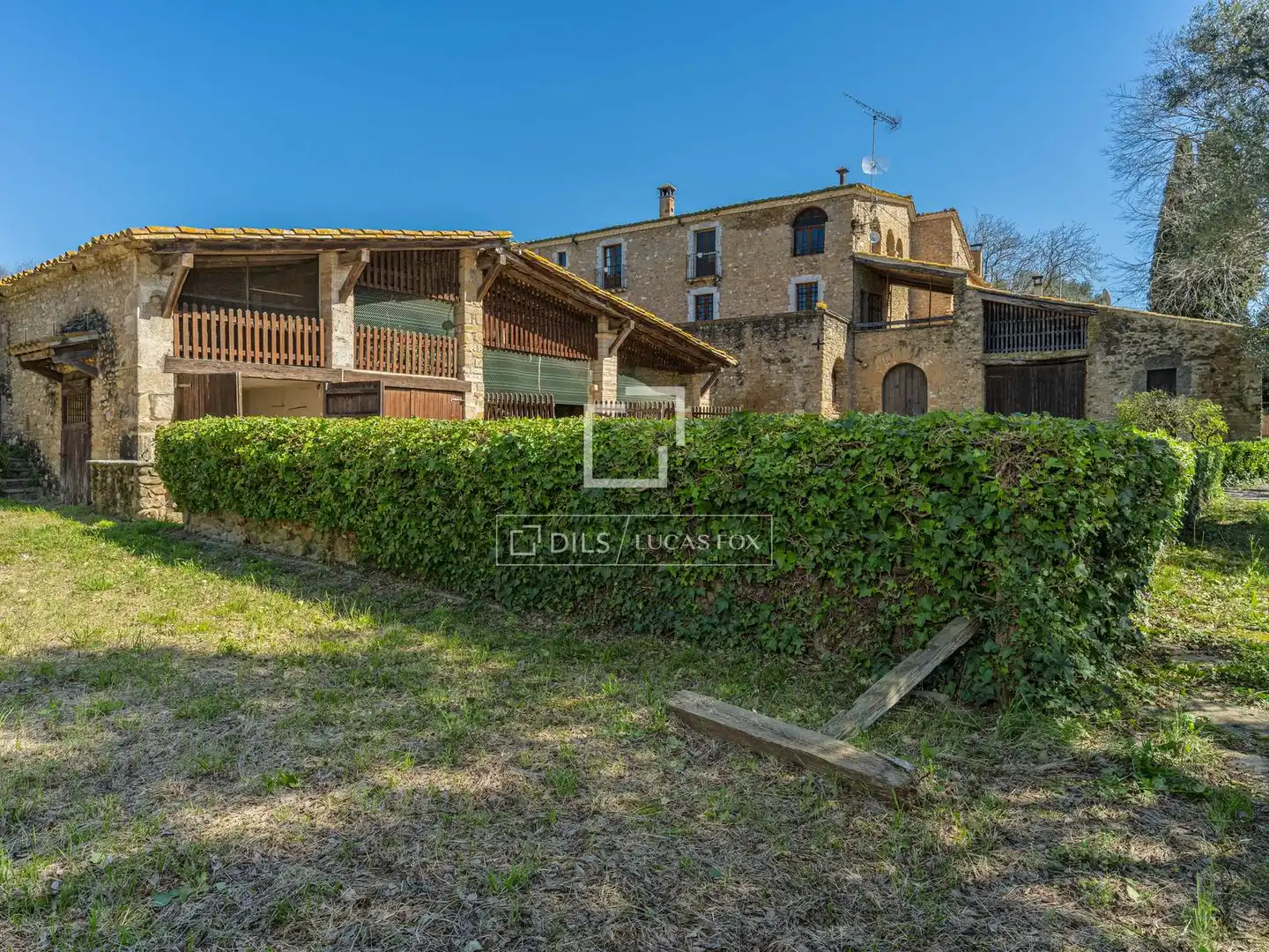 Vista exterior de Finca rústica en venta en Fontcoberta con Calefacción, Jardín privado y Terraza