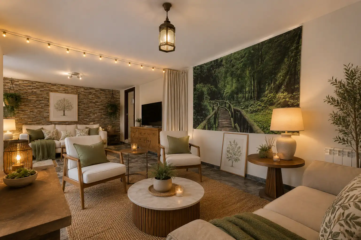 Living room of Houses for sale in Valdemorillo  with Heating, Private garden and Terrace