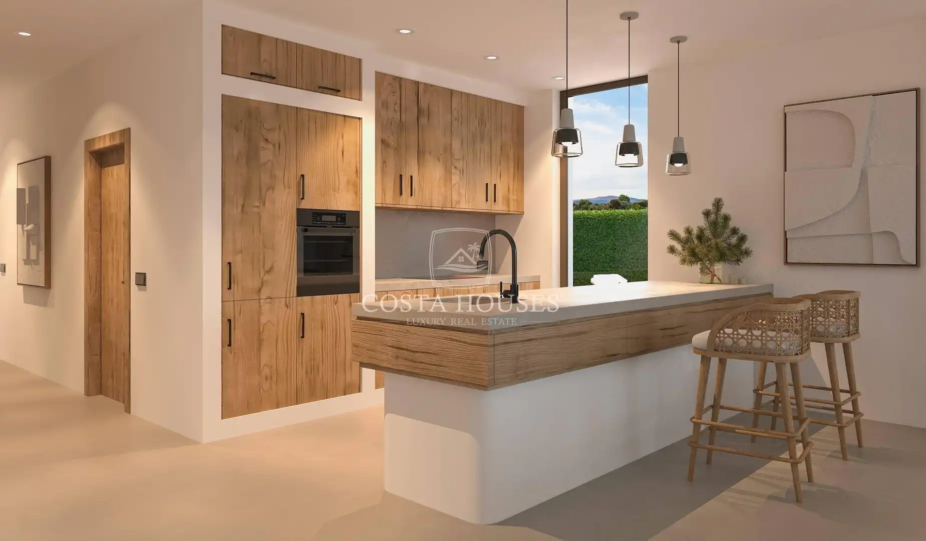 Cocina de Casa o chalet en venta en Jávea / Xàbia con Aire acondicionado, Jardín privado y Terraza