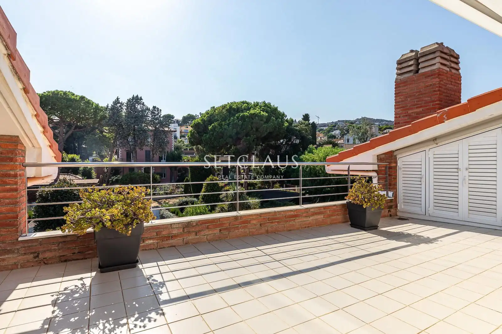 Terrassa de Casa adosada en venda en Alella amb Aire condicionat, Calefacció i Jardí privat