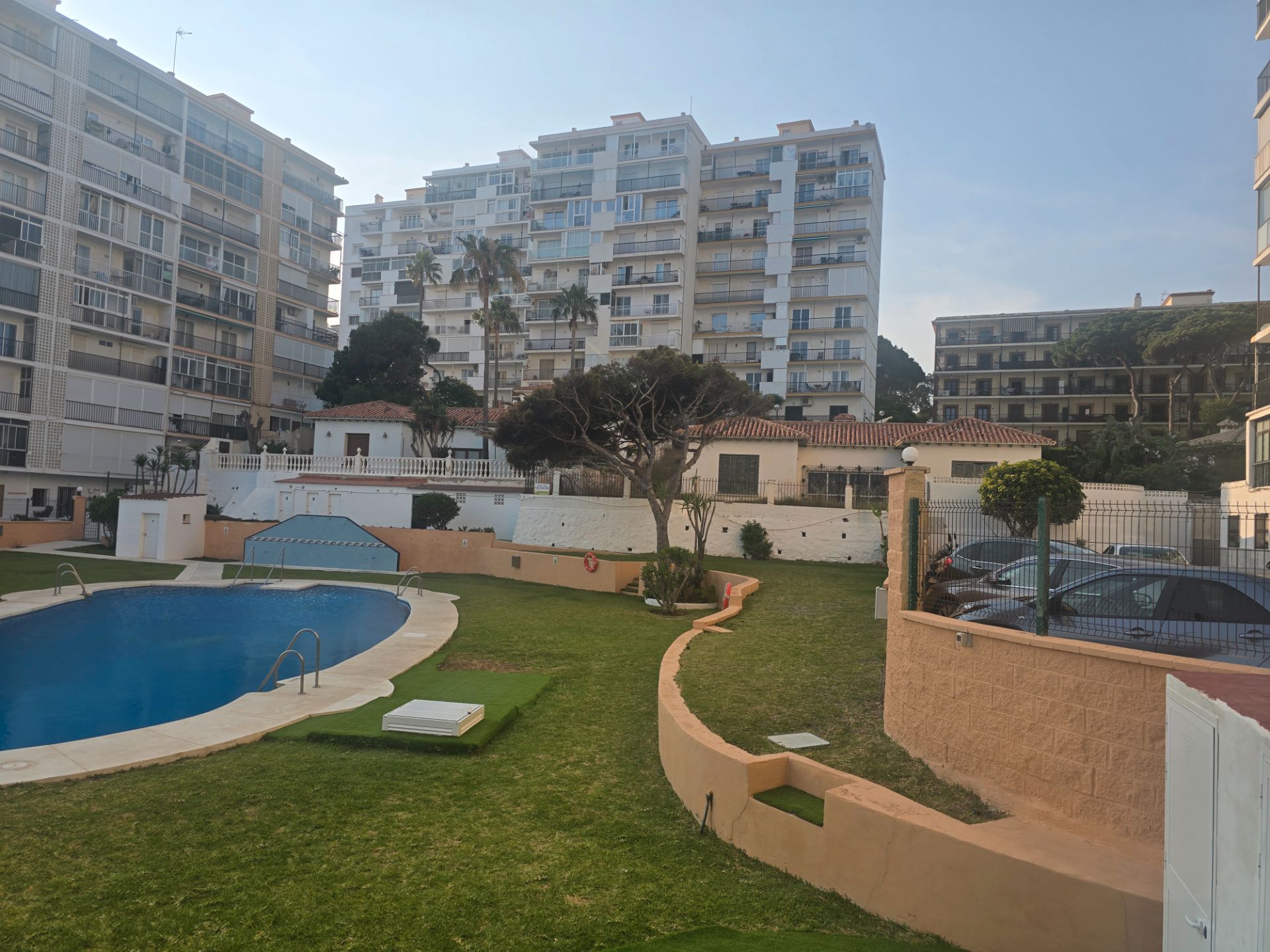 Exterior view of Flat for sale in Mijas  with Private garden, Terrace and Swimming Pool