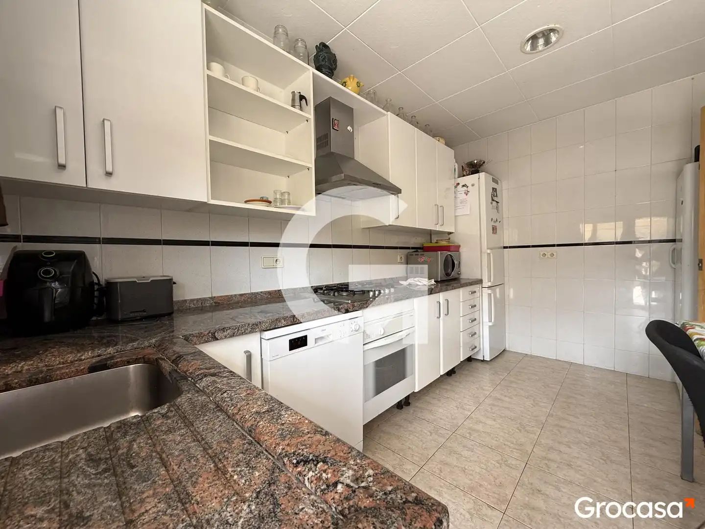 Cocina de Piso en venta en Les Franqueses del Vallès con Calefacción, Jardín privado y Terraza