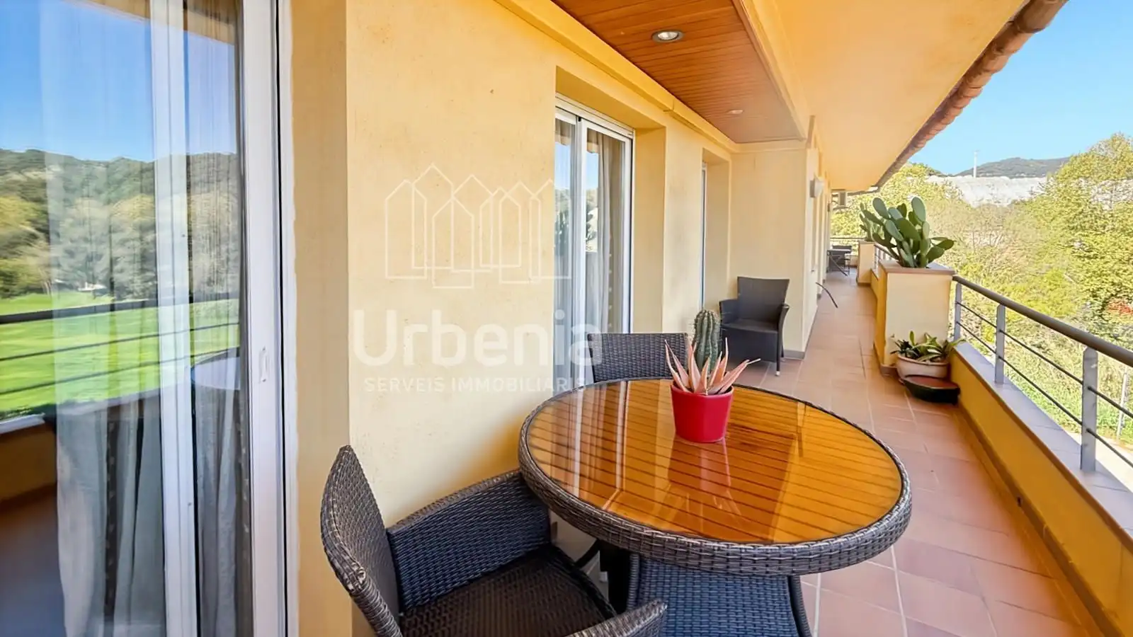 Terrace of Flat for sale in Sant Cebrià de Vallalta  with Air Conditioner, Heating and Terrace
