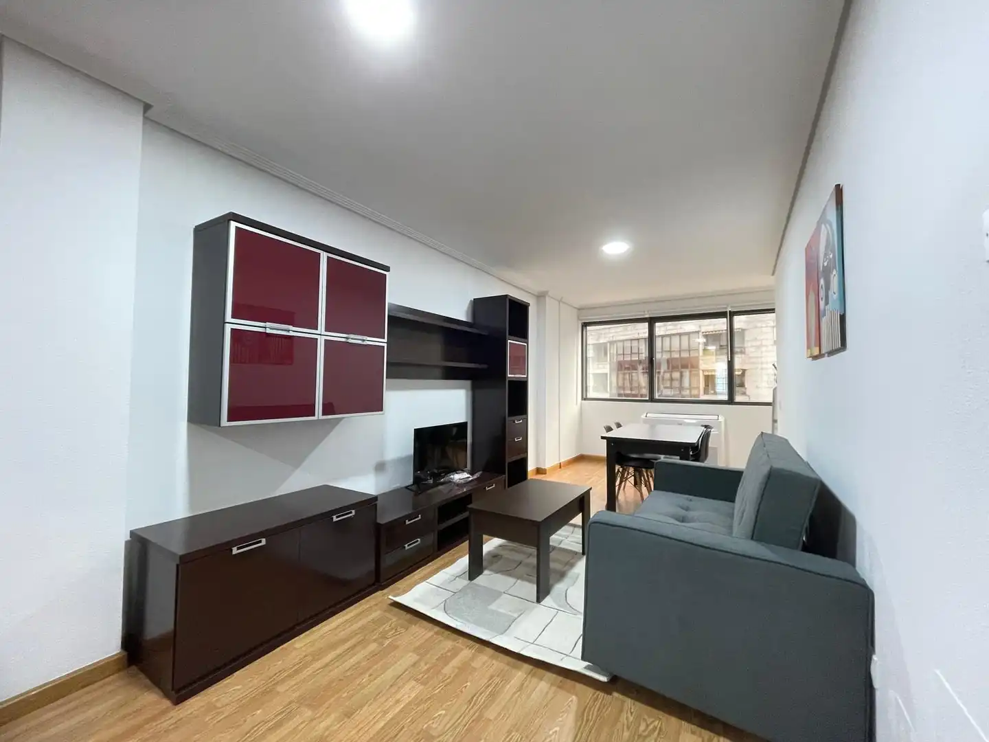 Wohnzimmer von Wohnung zur Miete in Ponferrada mit Möbliert und Balkon