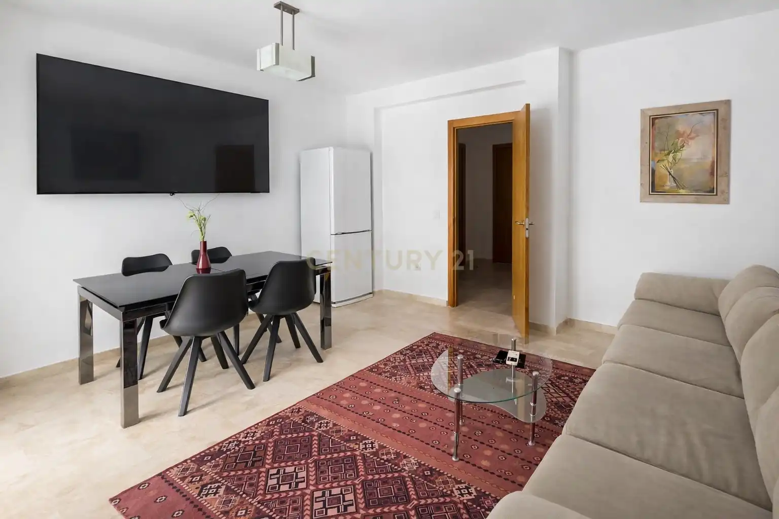 Sala de estar de Casa adosada en venta en La Nucia con Aire acondicionado, Trastero y Horno