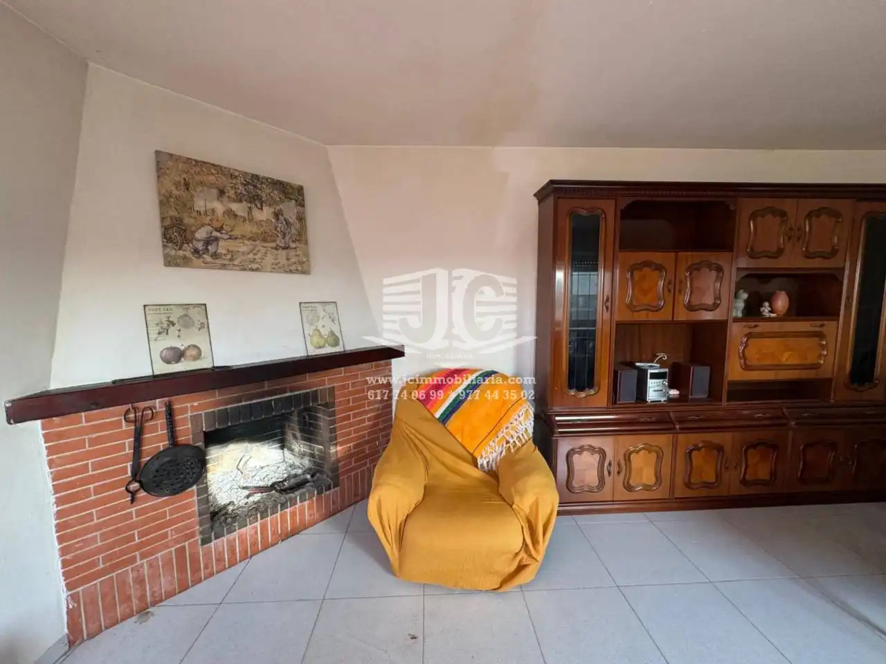 Living room of Houses for sale in Tortosa  with Air Conditioner, Private garden and Terrace