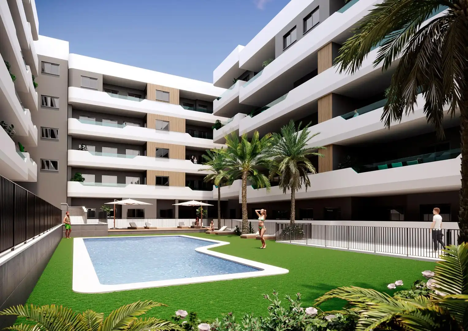 Ático con piscina en venta en Santa Pola ciudad