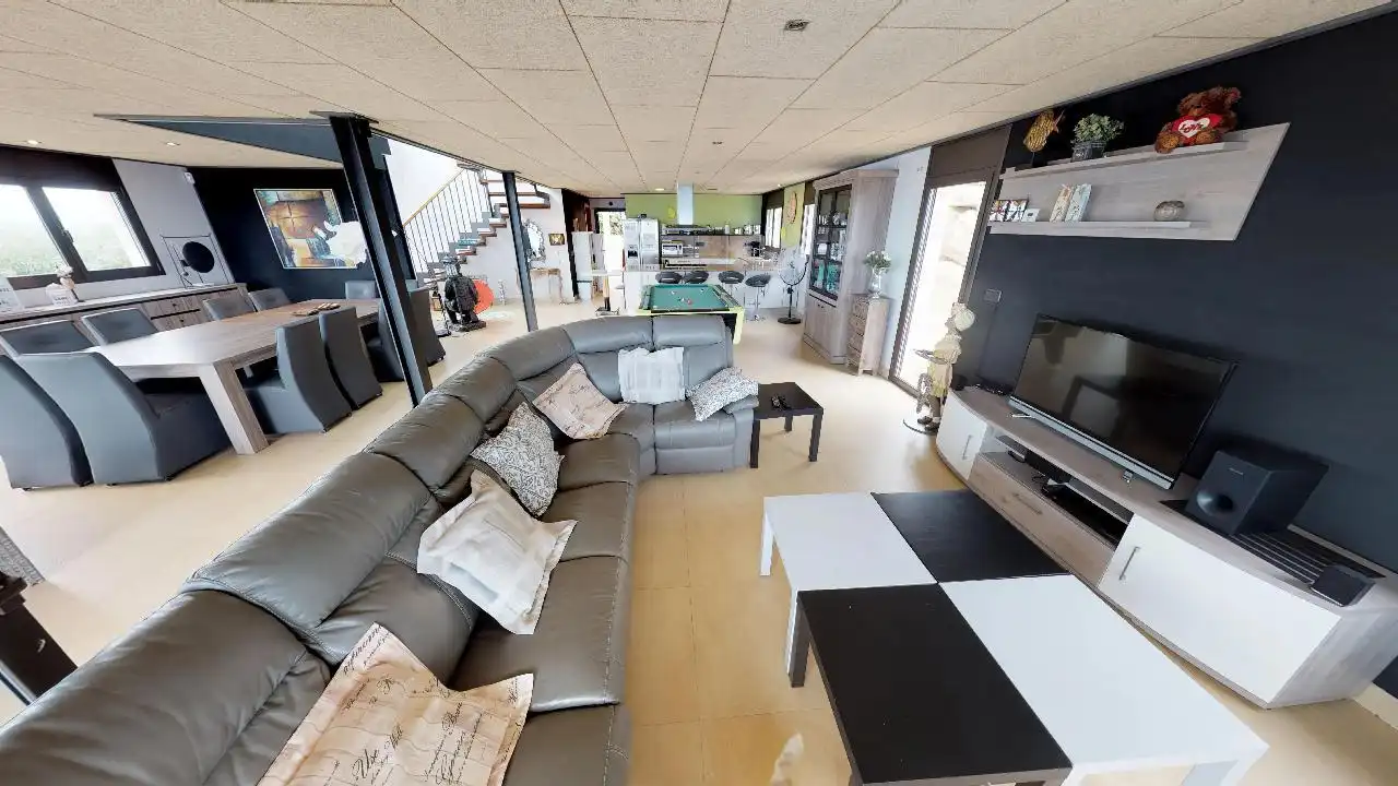 Sala de estar de Casa o chalet en venta en Lloret de Mar con Jardín privado, Terraza y Piscina