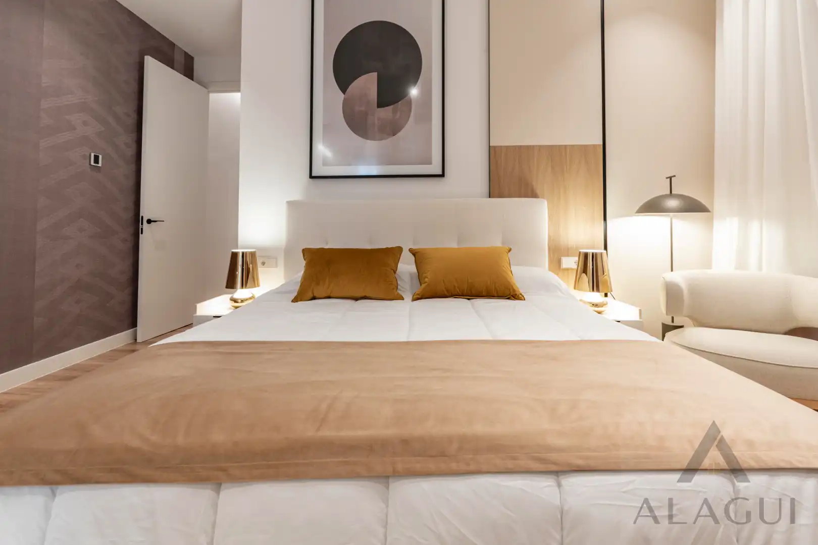 Schlafzimmer von Wohnung zum Verkauf in Madrid mit Klimaanlage, Heizung und Möbliert