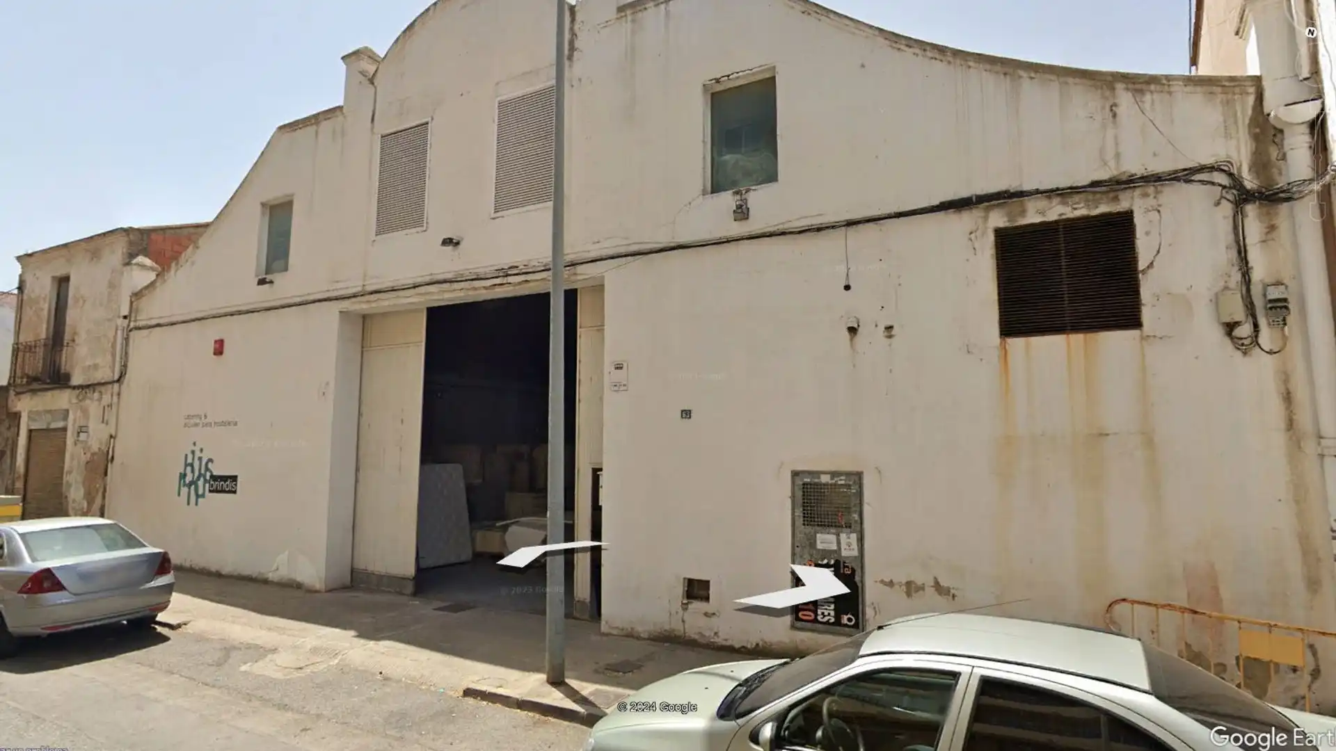 Vista exterior de Nave industrial en venta en Silla