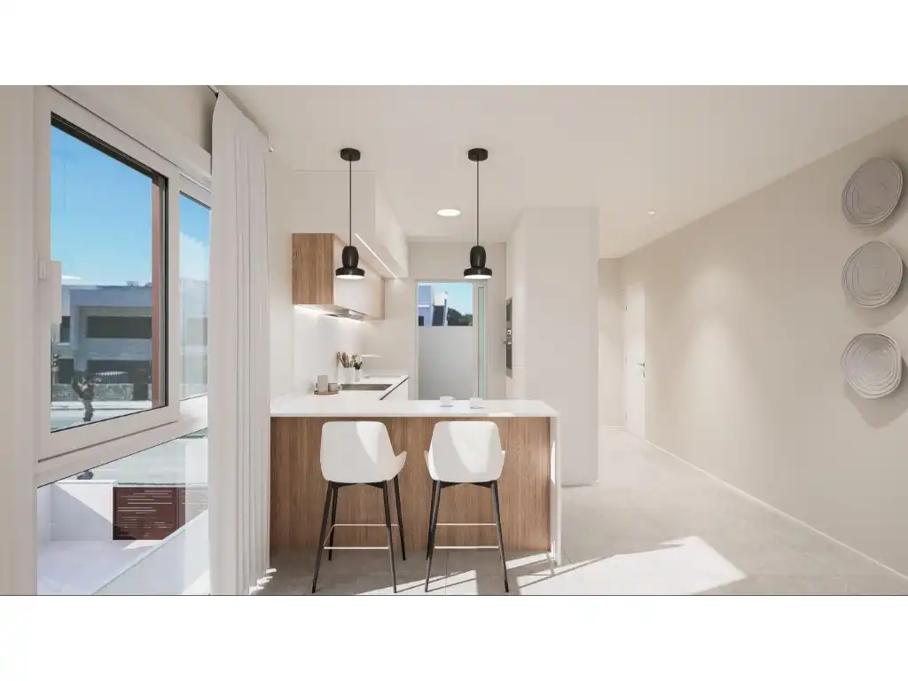 Cocina de Casa o chalet en venta en Pilar de la Horadada con Aire acondicionado, Jardín privado y Piscina