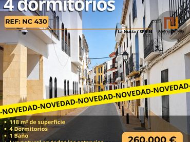 Adossat en venda a La Nucia Pueblo