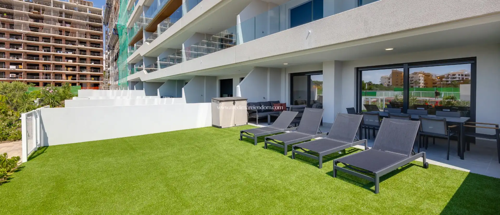 Terrace of Flat for sale in Orihuela  with Air Conditioner, Heating and Private garden