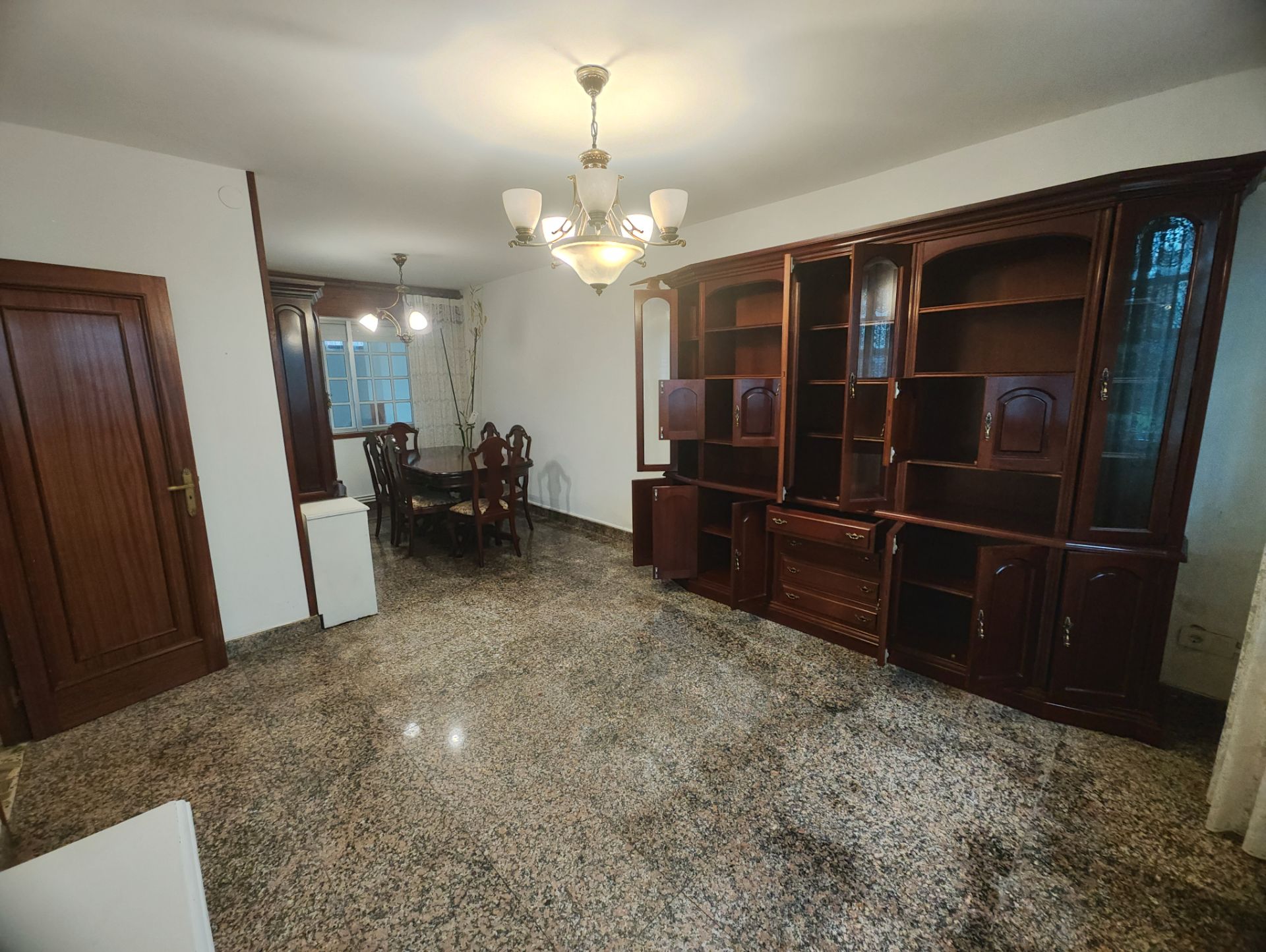 Dining room of Single-family semi-detached for sale in Santiago de Compostela   with Heating, Parquet flooring and Terrace