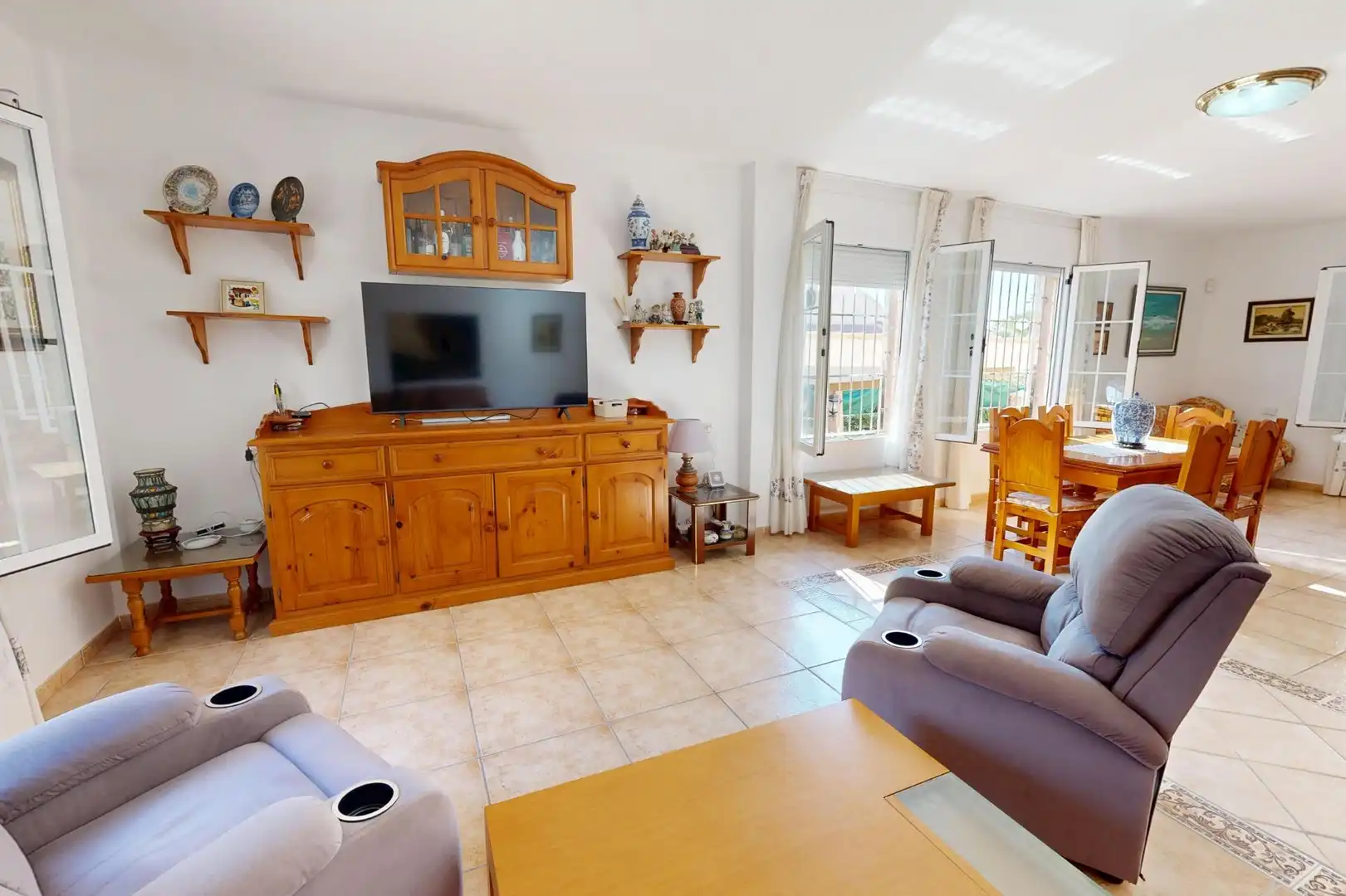 Sala de estar de Casa o chalet en venta en Cartagena con Jardín privado y Terraza