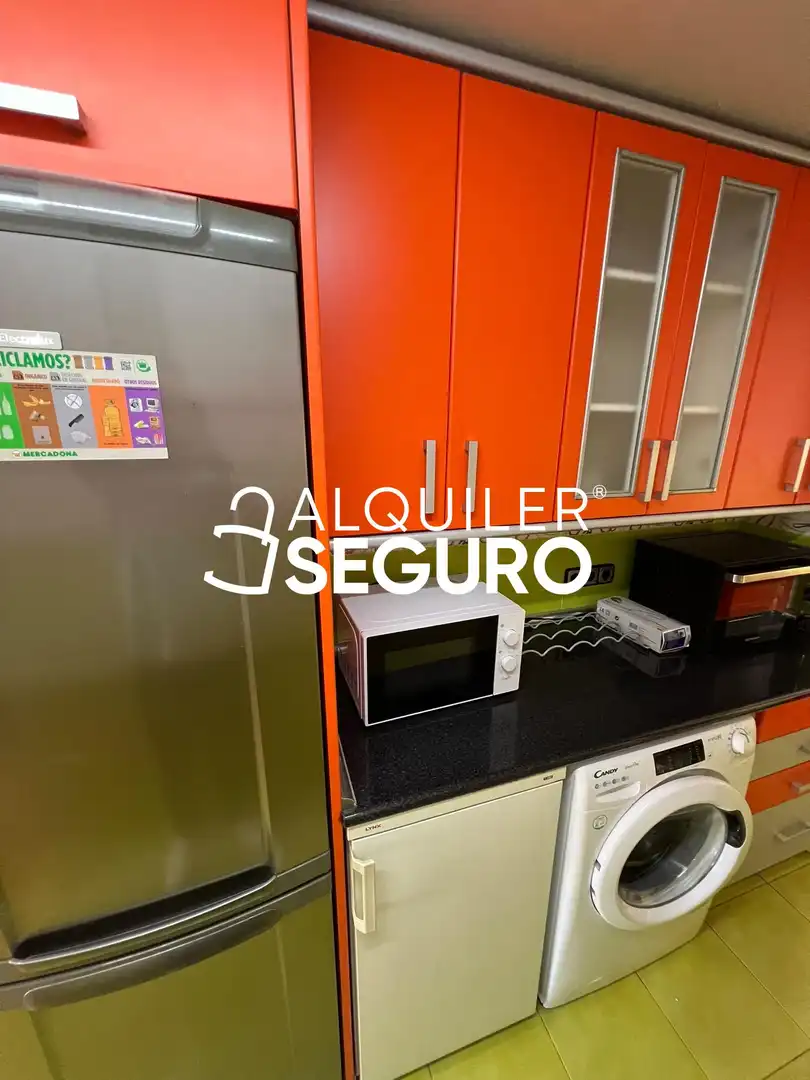 Küche von Wohnung zur Miete in Madrid mit Klimaanlage, Heizung und Terrasse
