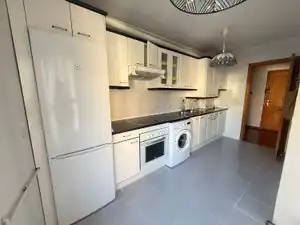 Kitchen of Flat for sale in Palencia  with Heating, Parquet flooring and Storage room
