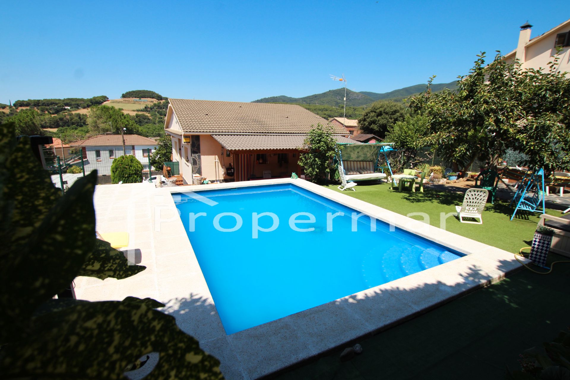 Piscina de Casa o xalet en venda en Cànoves I Samalús amb Aire condicionat, Calefacció i Jardí privat