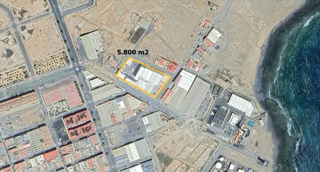 Vista exterior de Nau industrial en venda en El Charco - Las Salinas