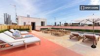 Terrace of Flat to rent in  Barcelona Capital  with Air Conditioner, Heating and Furnished