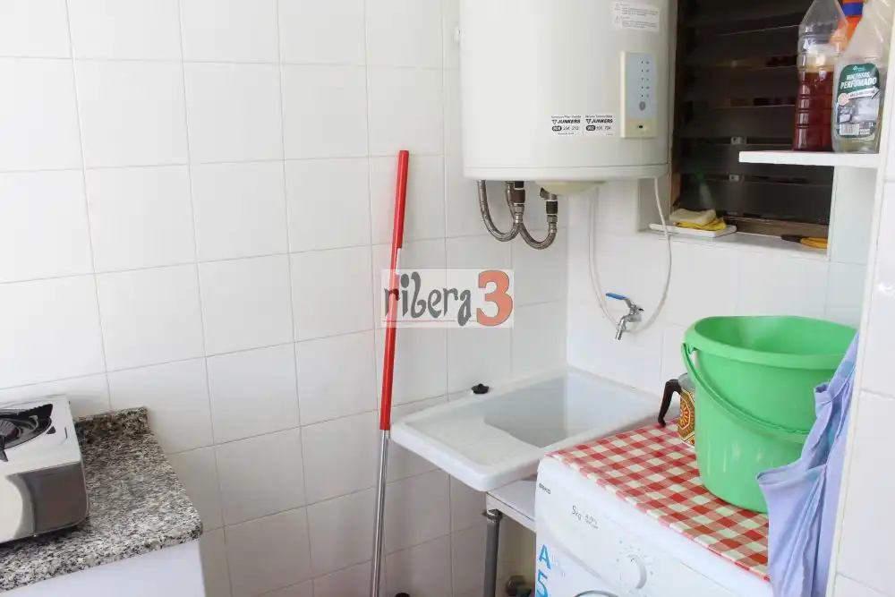 Kitchen of Flat for sale in San Javier  with Air Conditioner, Terrace and Furnished