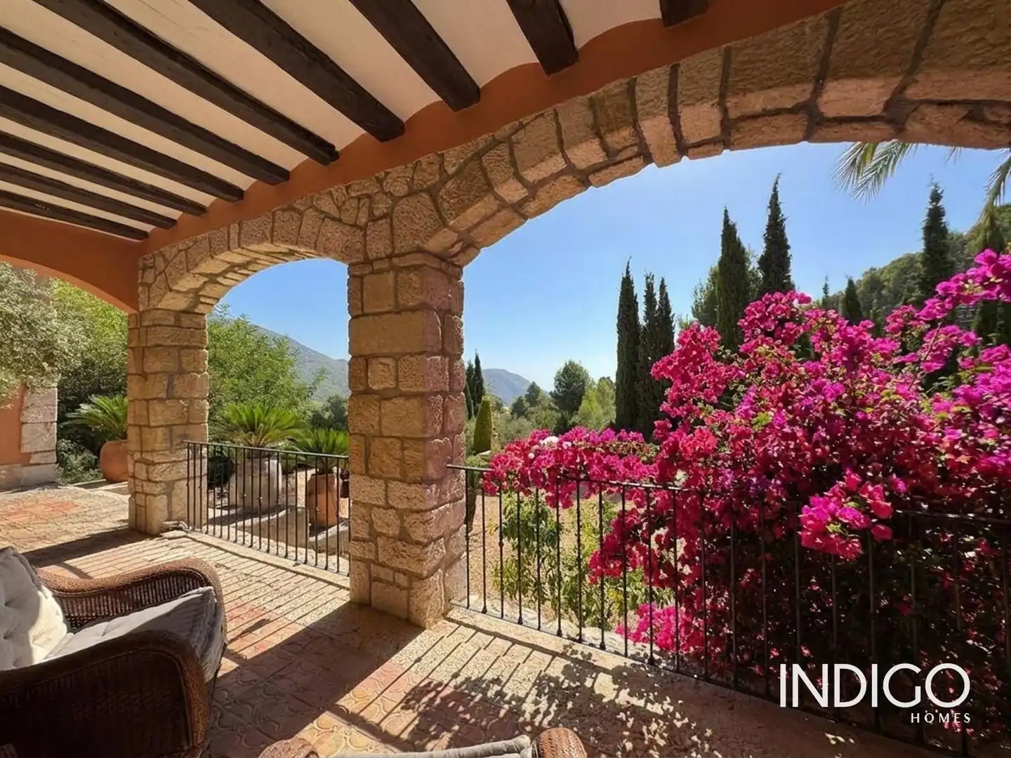Terrassa de Casa o xalet en venda en El Castell de Guadalest, Alicante