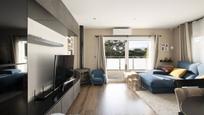 Living room of Attic for sale in Castelldefels  with Air Conditioner, Terrace and Balcony