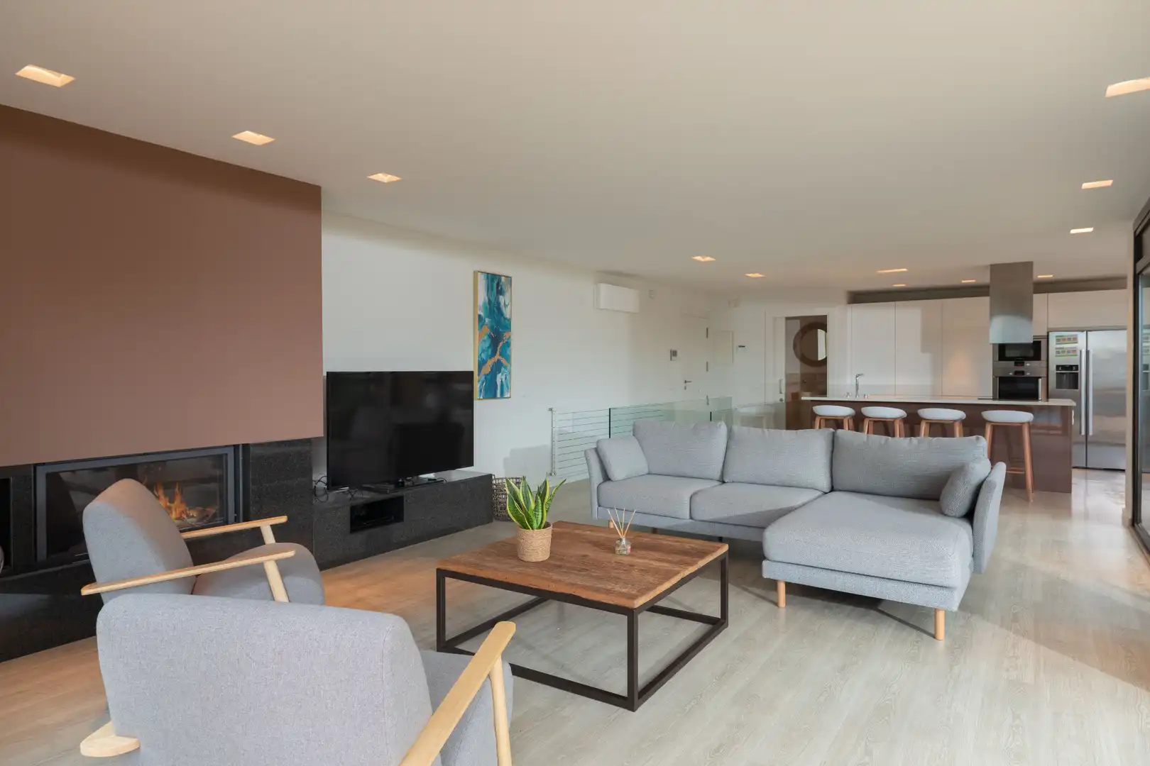 Living room of Houses for sale in Begur  with Air Conditioner, Heating and Private garden