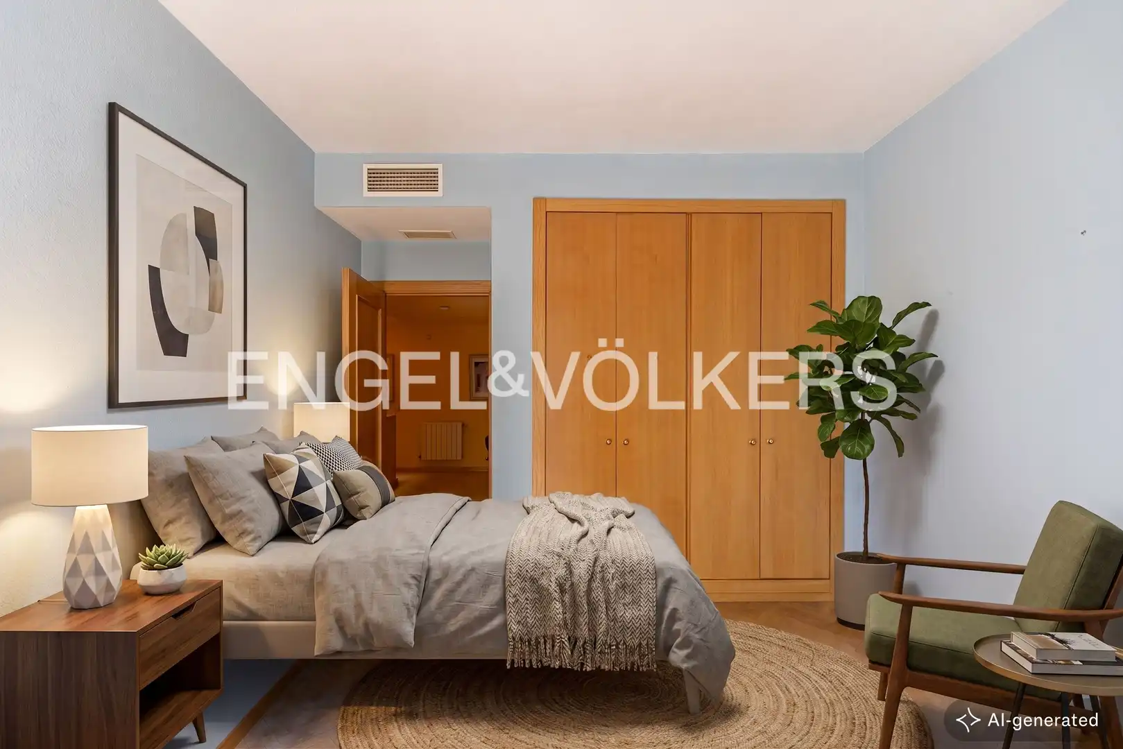 Bedroom of Houses for sale in Madrid  with Air Conditioner, Heating and Private garden