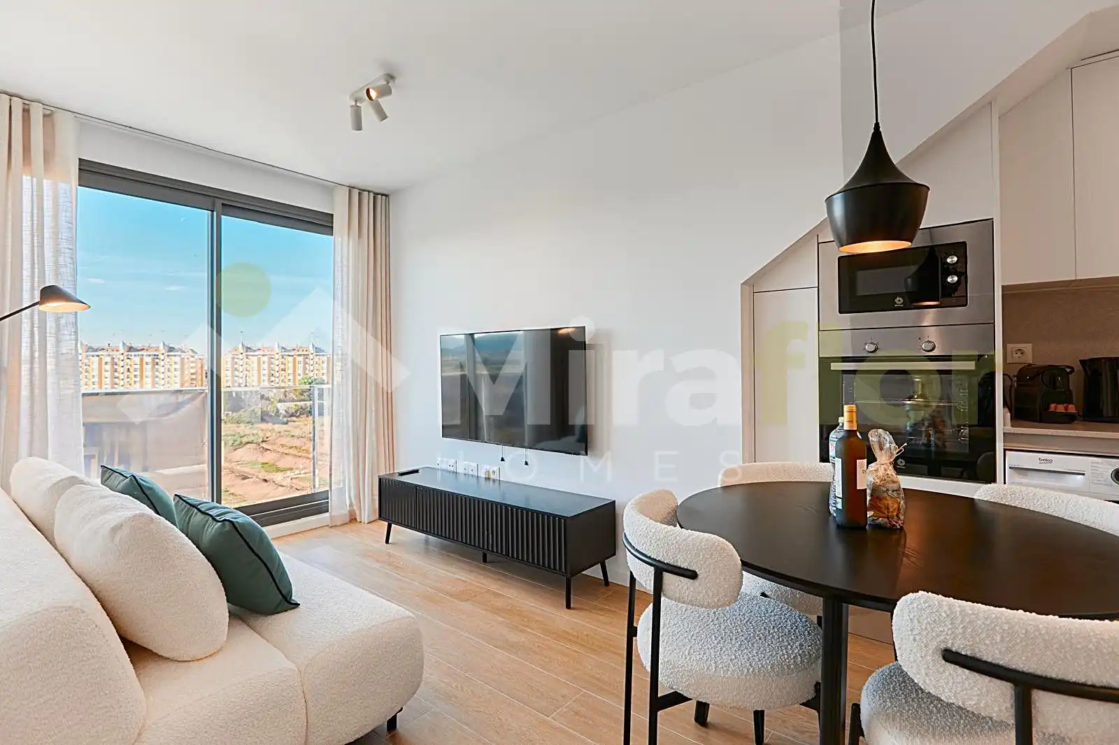 Living room of Attic for sale in Dénia  with Air Conditioner, Terrace and Storage room
