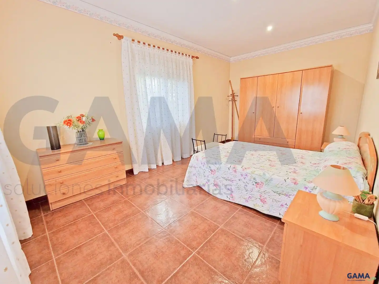 Habitación de Casa o chalet en venta en La Pobla Llarga con Aire acondicionado y Piscina