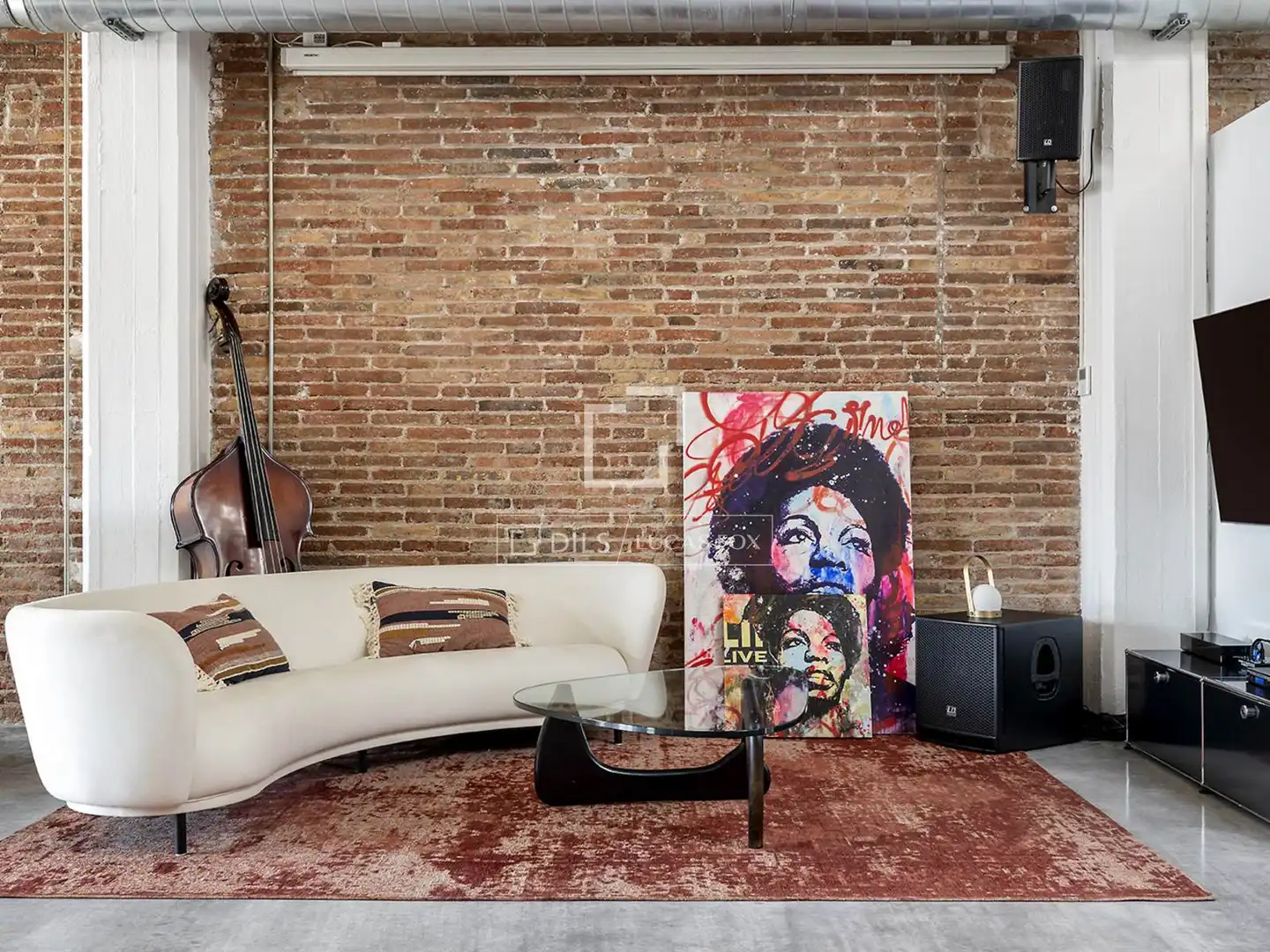 Living room of Flat for rent in Sant Martí