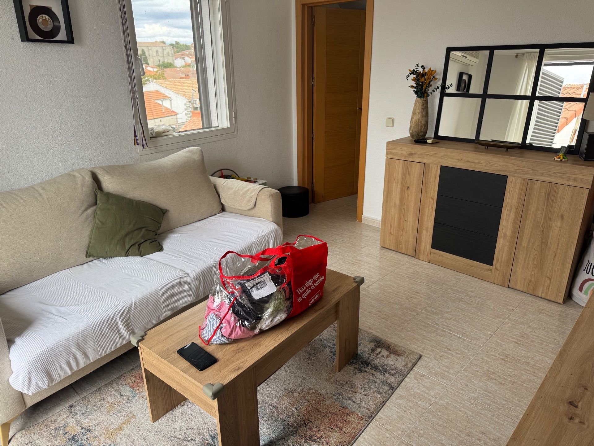 Sala de estar de Ático en venta en Valdemorillo con Aire acondicionado y Terraza