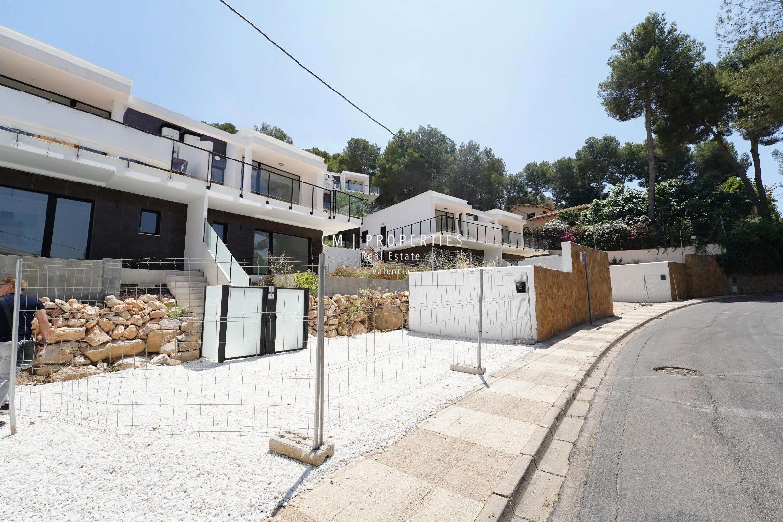 Exterior view of Single-family semi-detached to rent in Chiva  with Air Conditioner, Heating and Private garden