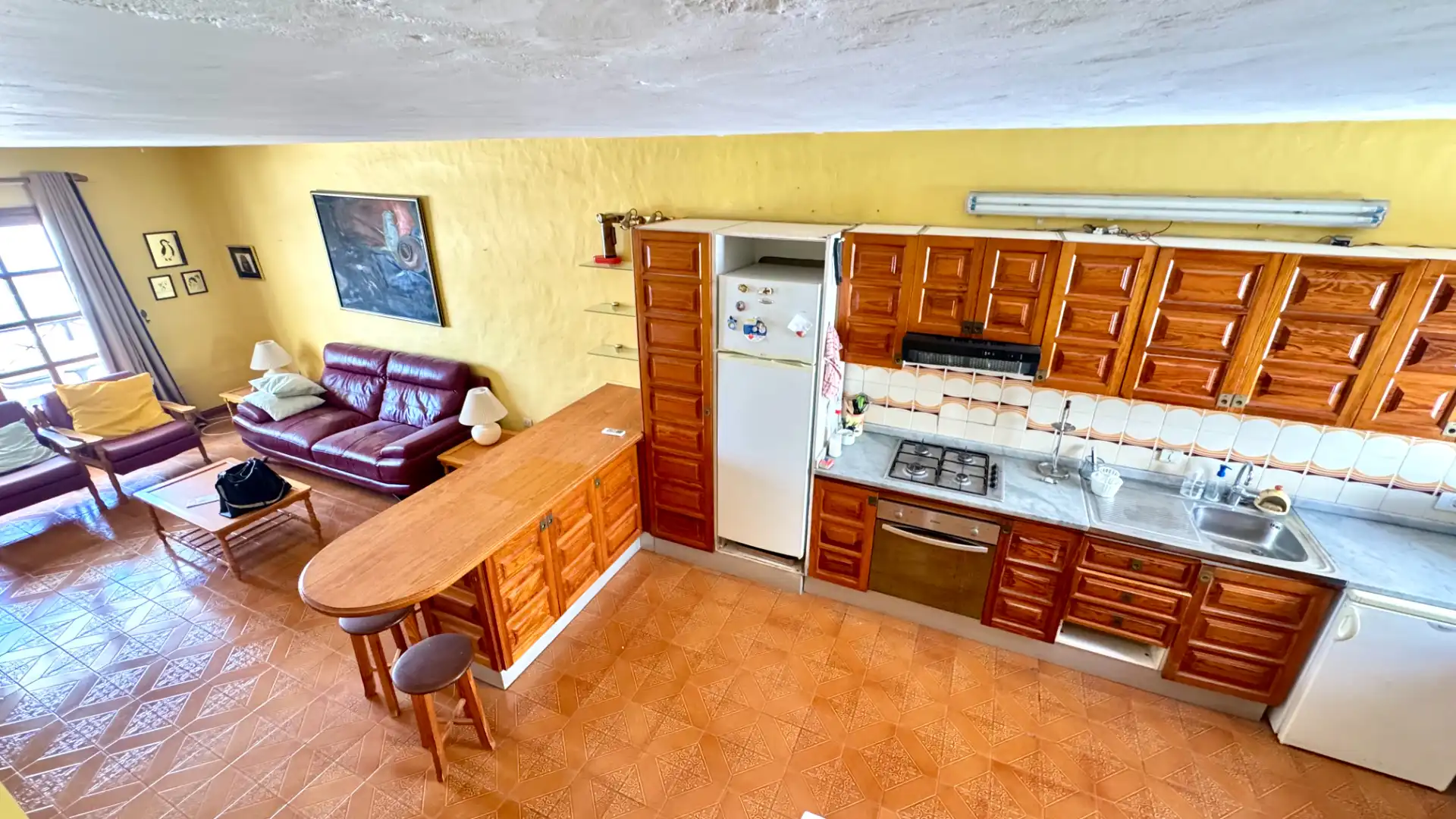 Cocina de Casa adosada en venta en Tías con Jardín privado, Terraza y Balcón