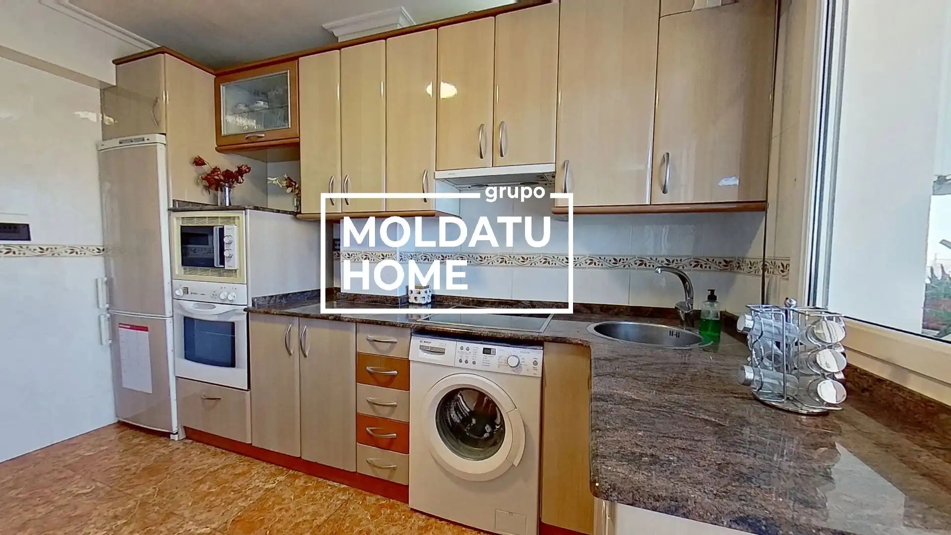 Kitchen of Flat for sale in Sestao   with Heating and Terrace