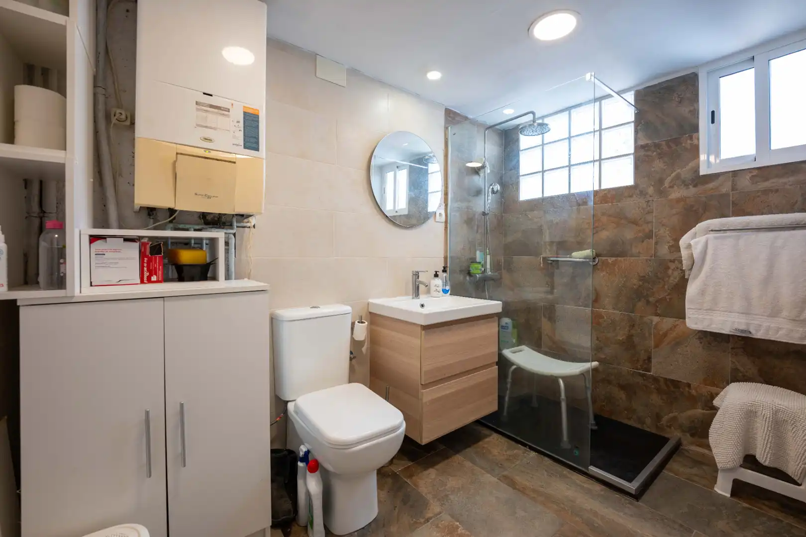 Baño de Casa o chalet en venta en Santa Susanna con Aire acondicionado, Jardín privado y Terraza
