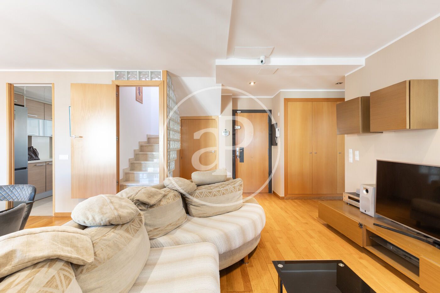 Living room of Attic for sale in Terrassa  with Air Conditioner, Heating and Terrace