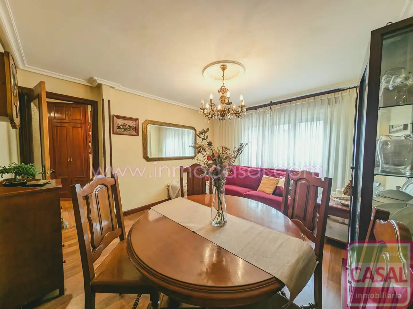 Esszimmer von Wohnung zum Verkauf in Mieres (Asturias) mit Heizung, Abstellraum und Möbliert