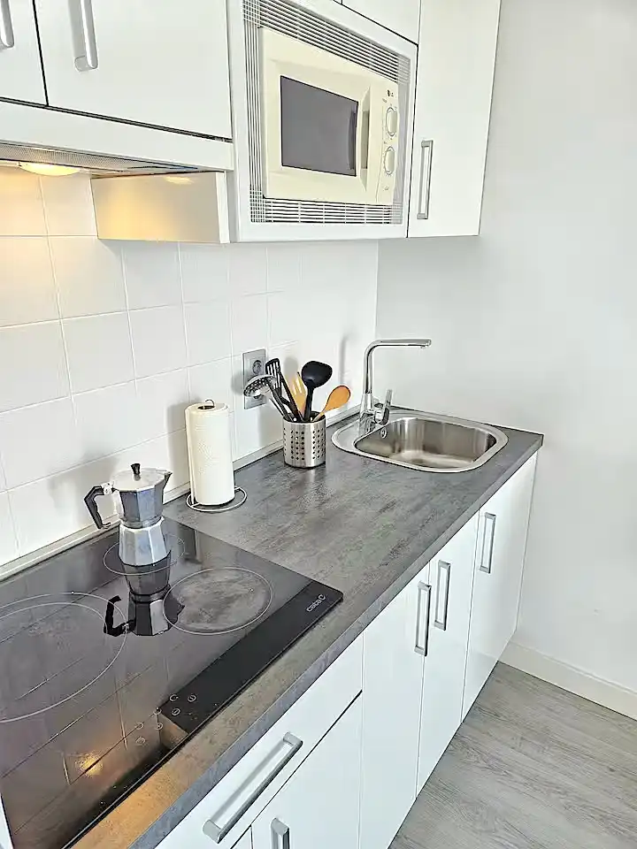 Cocina de Estudio en venta en Benalmádena con Aire acondicionado, Calefacción y Terraza