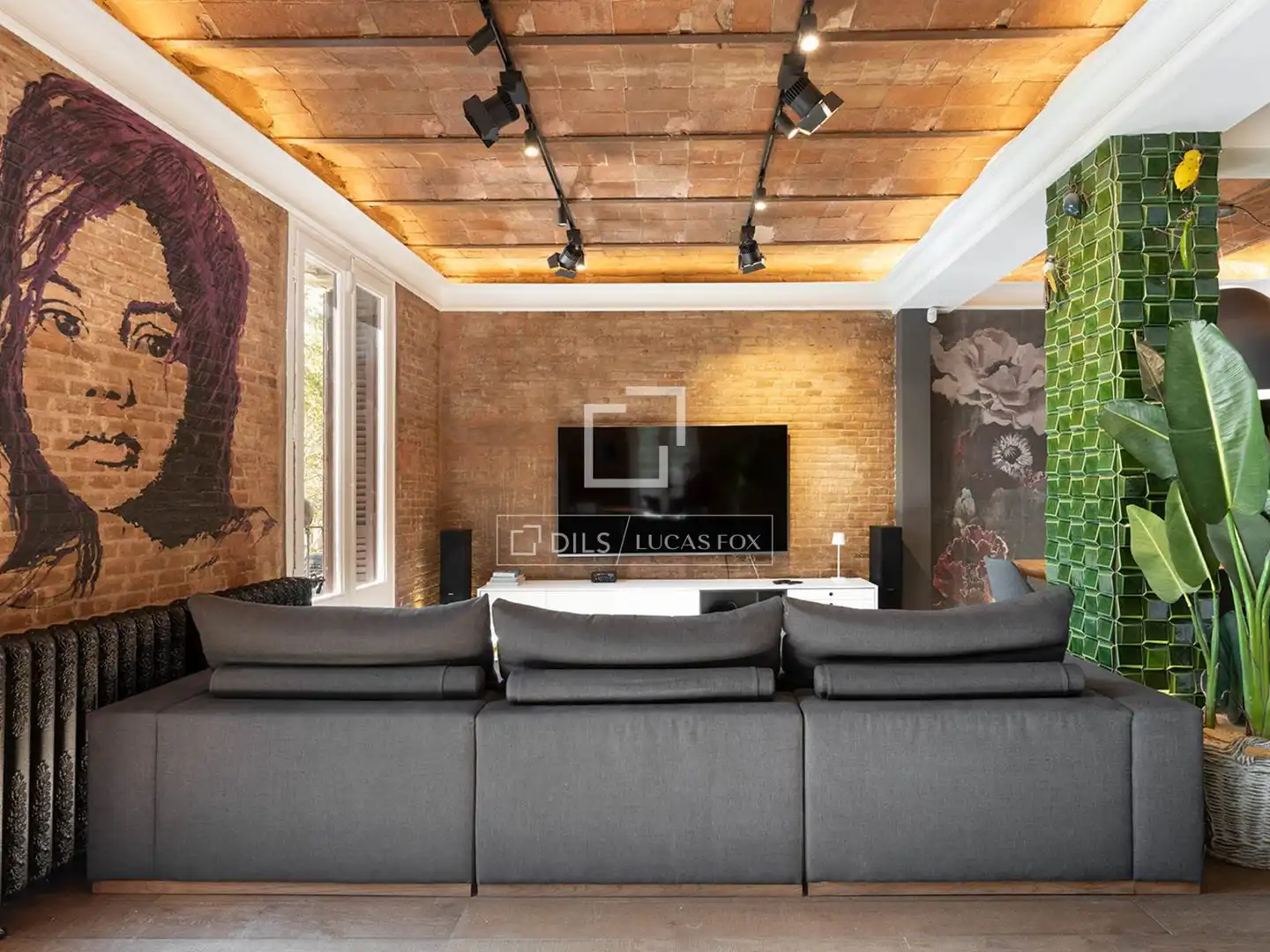 Living room of Flat for sale in Barcelona  with Air Conditioner, Heating and Terrace