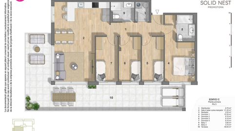 Foto 2 de Piso en venta en Carrer Francesc Macià, 13, Vilablareix, Girona