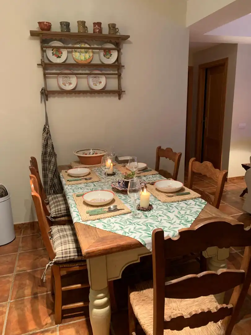 Comedor de Finca rústica de alquiler en Ronda con Amueblado