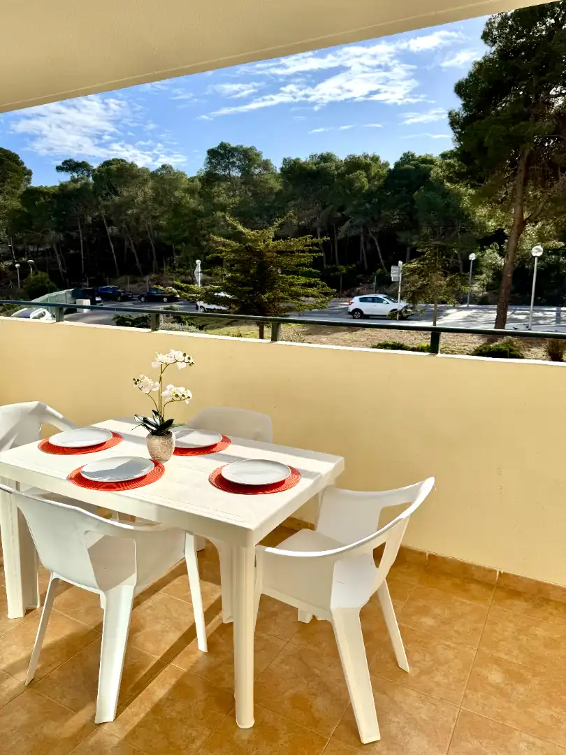 Terraza de Apartamento de alquiler en Salou con Terraza, Amueblado y Horno